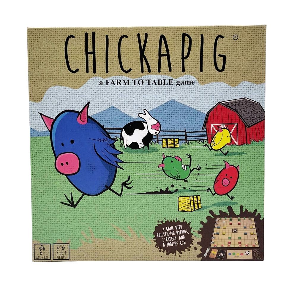 Chickapig Farm to Table Game Complete Strategic Family Board Game Buffalo 2019